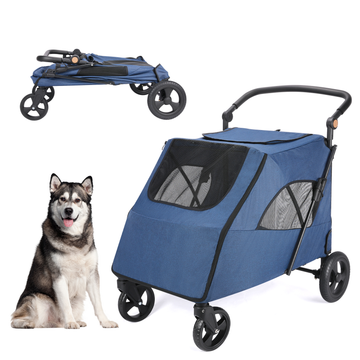 3 in 1 Dog Stroller with Detachable Carrier&Car Seat Combo Best Lightweight Folding Portable All Terrain Pet Travel System Puppy Cat Stroller for up to 30lbs Animal P04C